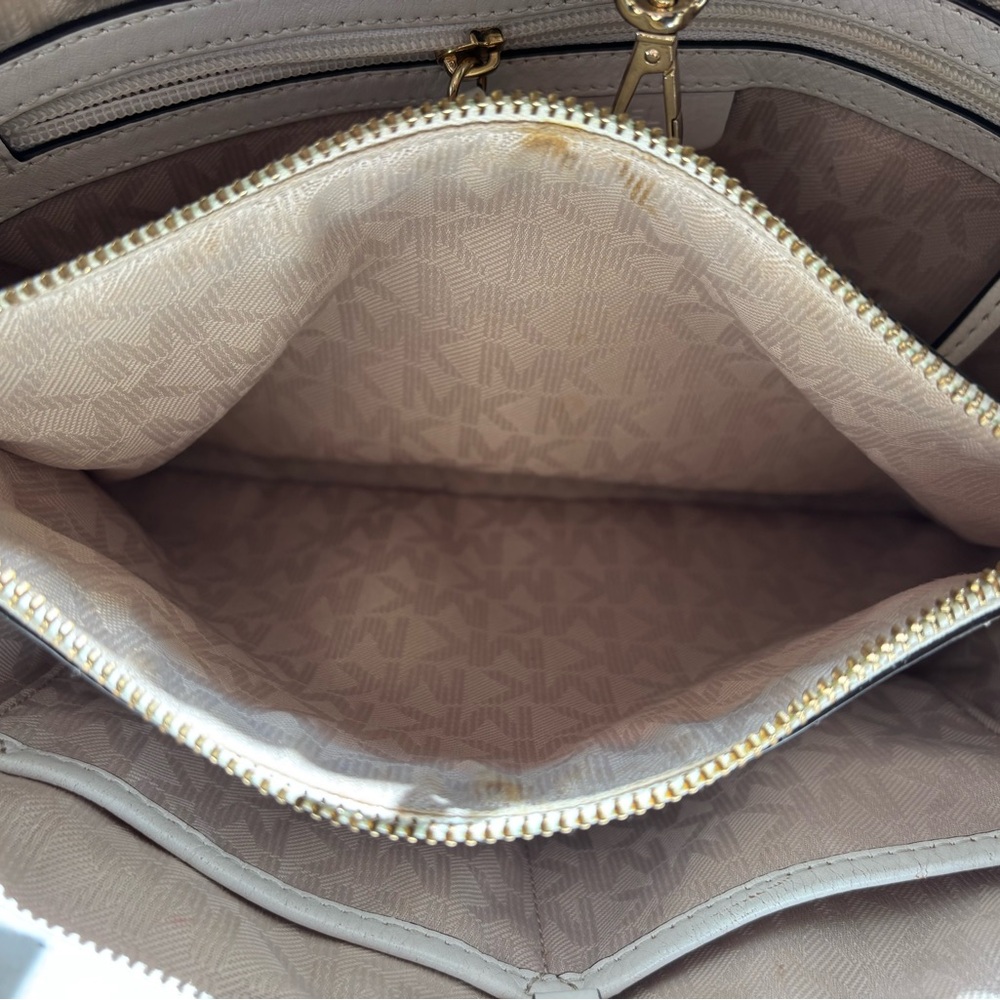 Michael by Michael Kors Rosalie Straw Satchel - Picture 6 of 9